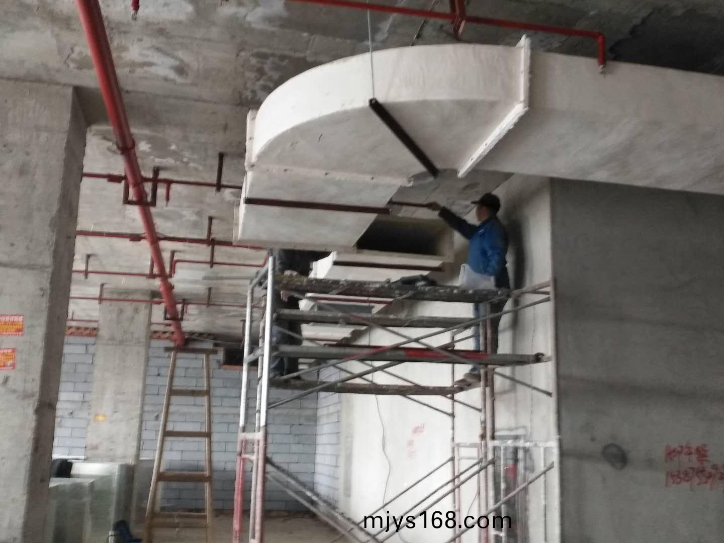 油煙淨化係統及煙道安裝(zhuang)